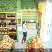 Thiết Kế Shop Hoa Quả Sạch - Chị Ánh